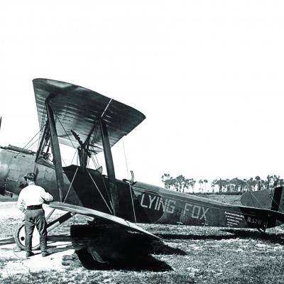 Une Sopwith 1 1/2 Strutter de la 6e escadrille.