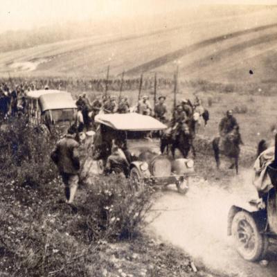 Op weg naar Svistelniki, 1916.