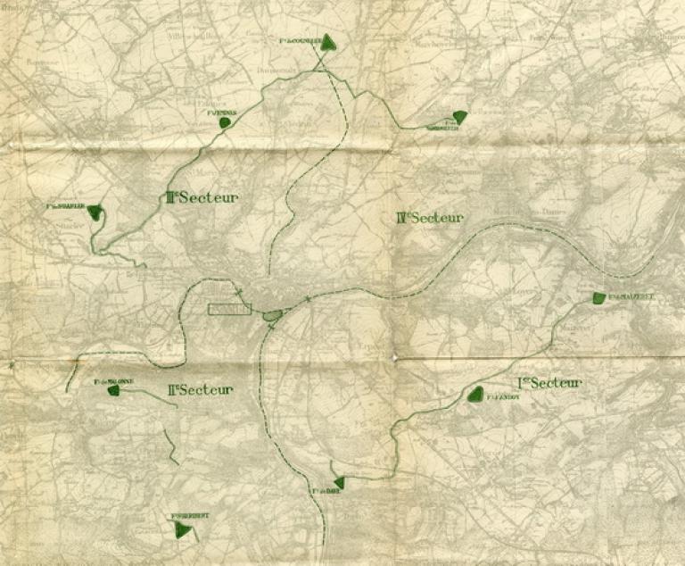 Die Forts der Festungsring Namur